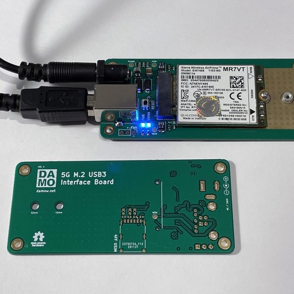 5G M.2 USB 3.0 Schnittstelle – Leiterplatten-Ausführung B.2 – Upstream-Referenz