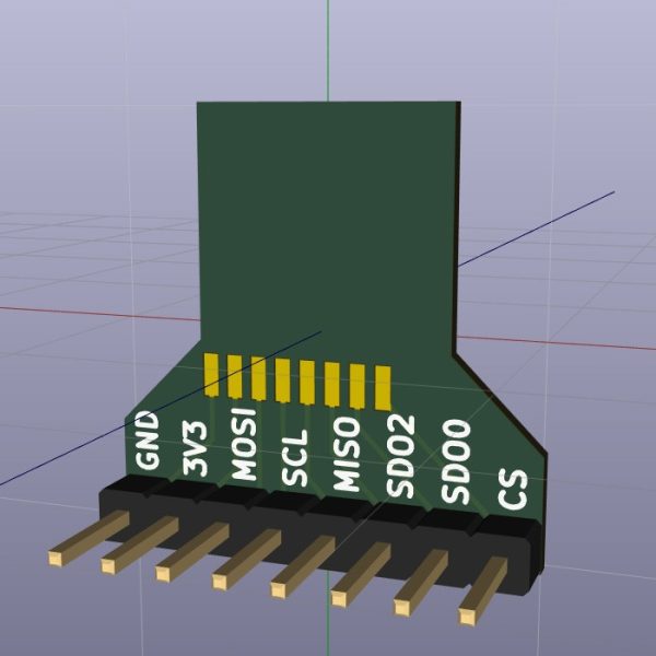 CC2500 2,4-GHz-HF-Modul Breakout-Leiterplatte (unbestückt) – Upstream-Referenz