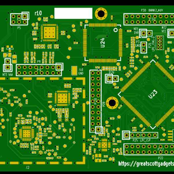 HackRF One vierlagige SDR-Leiterplatte (ohne elektronische Bauteile)
