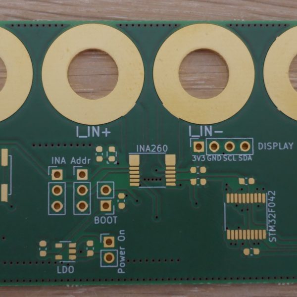MCUmeter V1 INA260 Voltage Current Power Monitor Bare PCB — upstream reference
