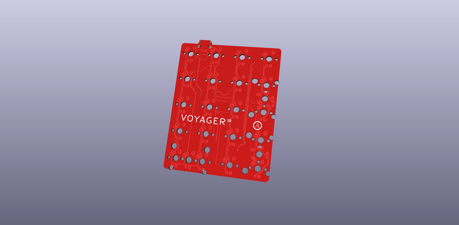 Voyager20 20-Key USB Numpad Bare PCB — upstream reference