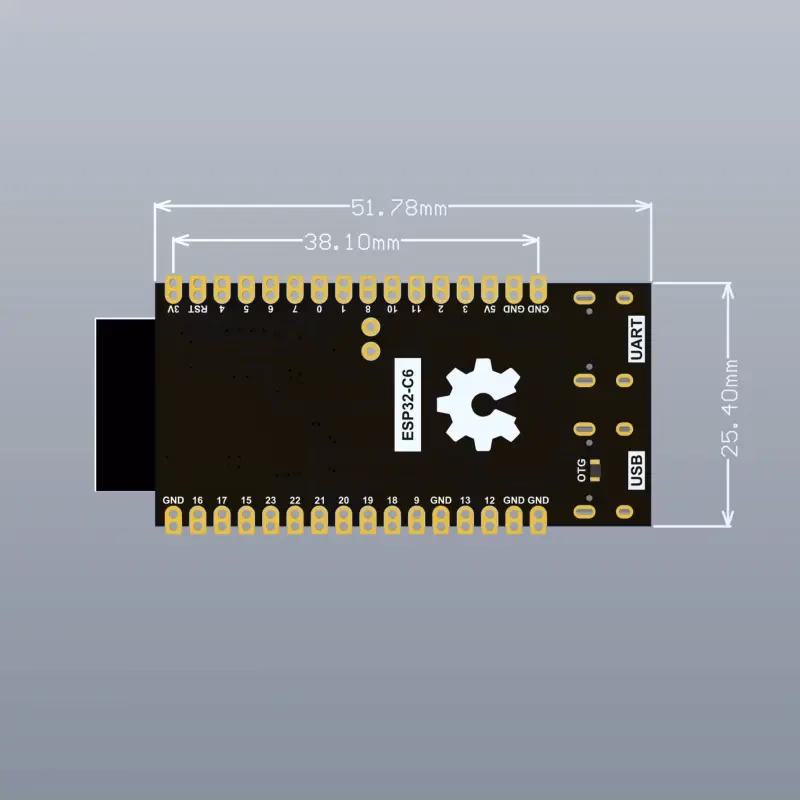 ESP32-C6 Development Board - ESP32-C6-N8/N16 Modules – Bild 5
