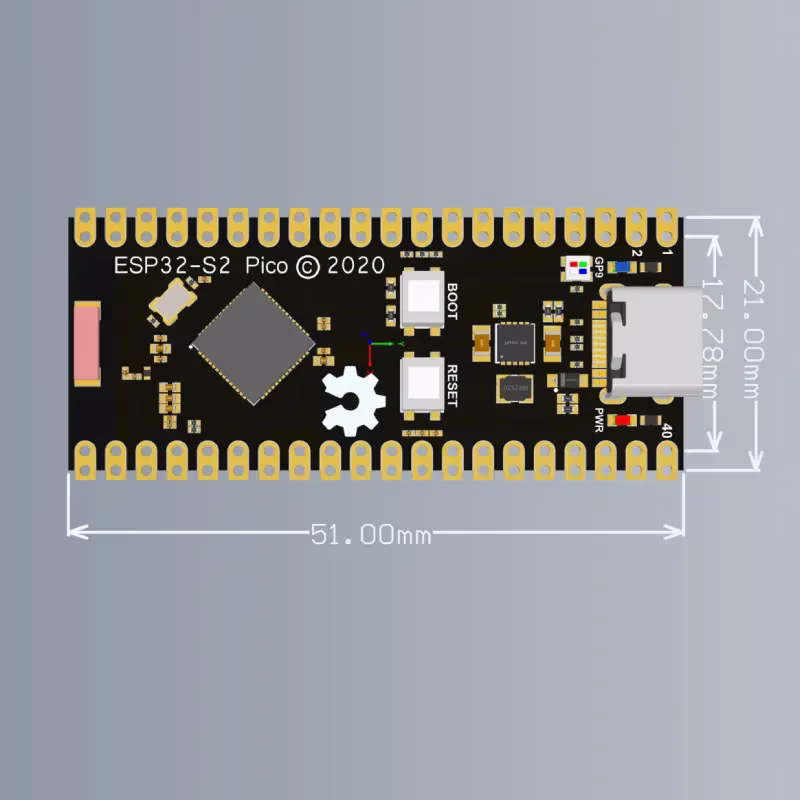ESP32-S2 PICO Development Board - 画像 (4)