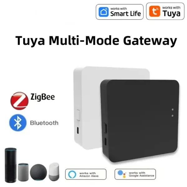 Multimode-ZigBee-Bluetooth-Gateway-Hub für drahtlose Smart-Home-Geräte, Fernbedienungsbrücke mit Unterstützung für Alexa und Google Home