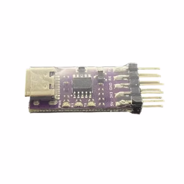 高速USB-TTL UARTアダプタ CH343P/CH340Kシリアルコンバータ(MCUプログラミング用)