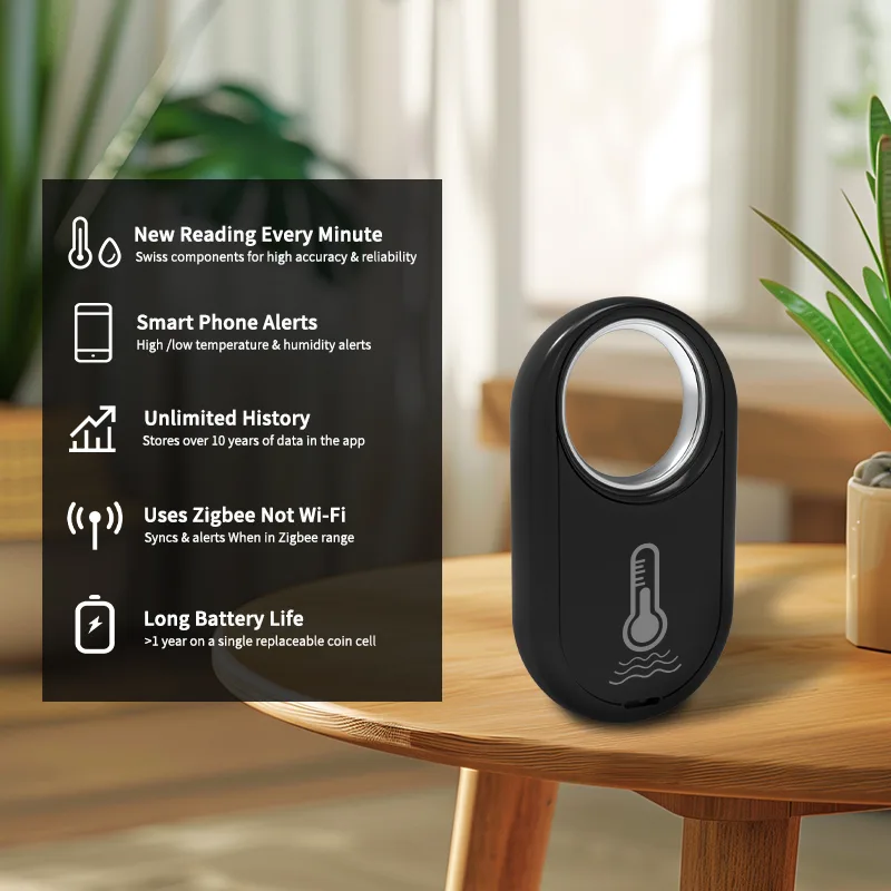 Tuya Zigbee Smart Temperature & Humidity Sensor - Imagen 2