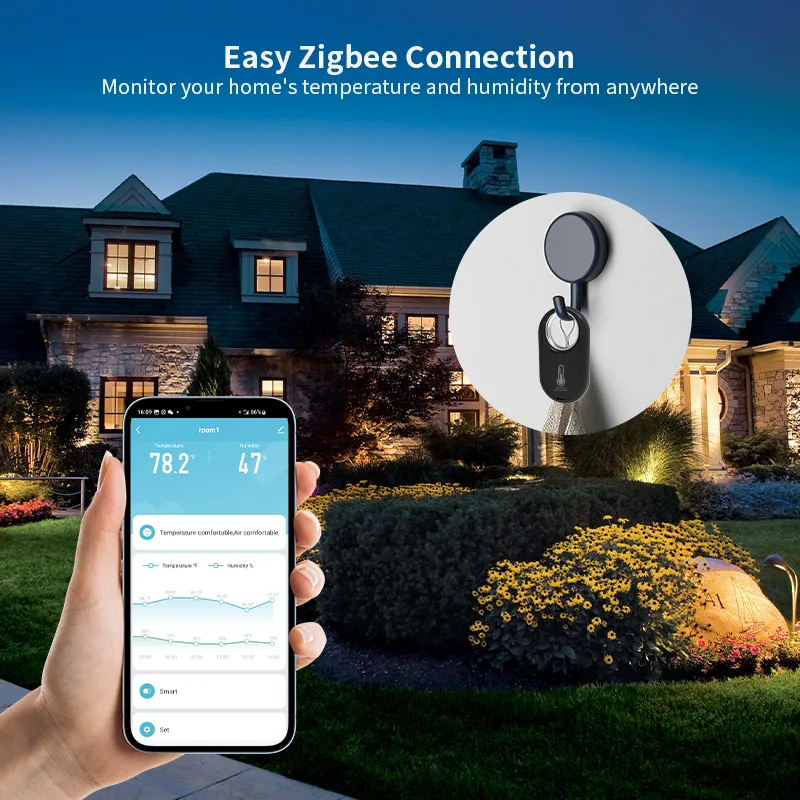 Tuya Zigbee Smart Temperature & Humidity Sensor - Imagen 6