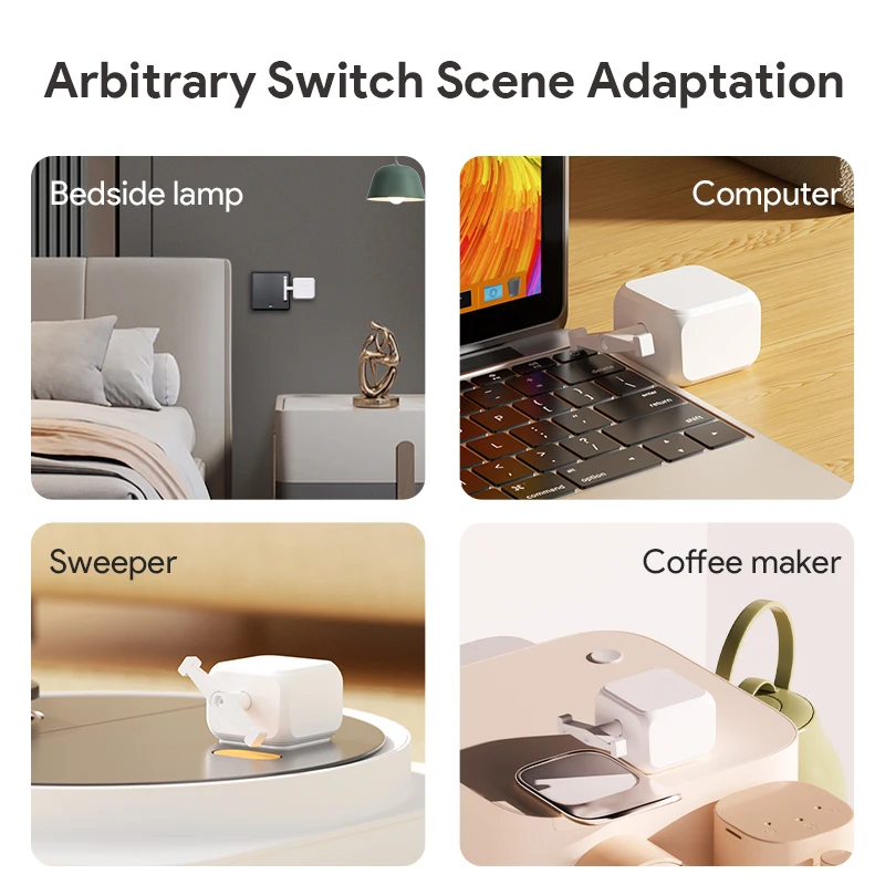 Smart Rocker Switch Finger Robot Bluetooth Mesh Adjustable Arm Switch Press Fingerbot Support Google Alexa Voice Assitant - 画像 (3)