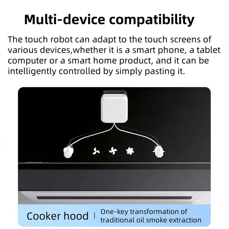 Touch Screen Finger robot Rechargeable Bluetooth Smart remote control timing screen clicker Support Alexa Google Home Voice - 画像 (3)