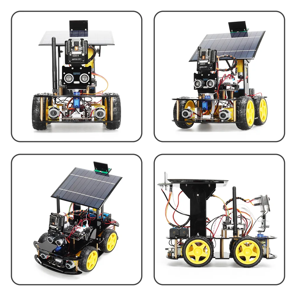 ESP32 Robot Starter Kit for Arduino Solar Charging Best Selling DIY Electronics Artificial Intelligence Robot Complete Kit - 画像 (6)