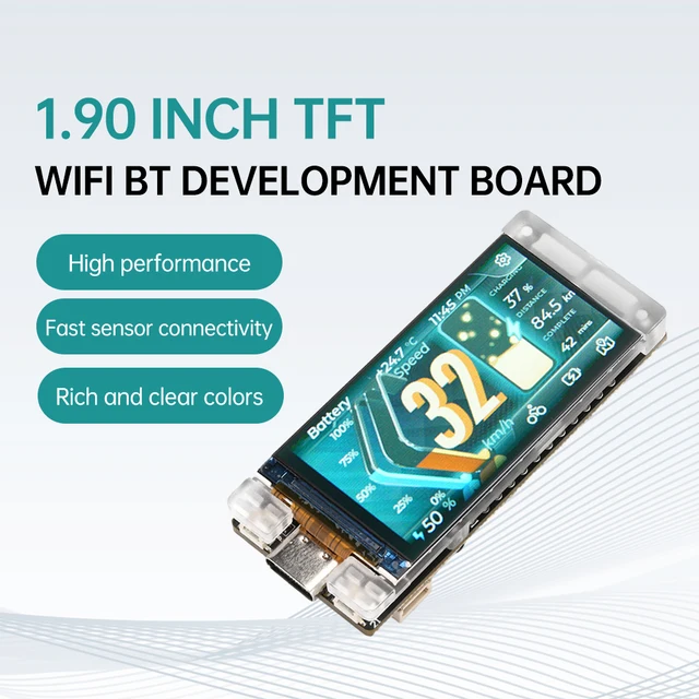 Esp32-S3R8 Bluetooth Wifi Development Board Module Meshtastic Lora Wan Protocol T190 1.9-Inch Tft-Lcd Display - Imagen 2