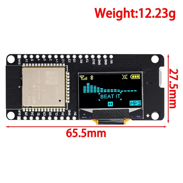 Wemos ESP32 0.96" Inch OLED Display 2.4GHz WiFi Bluetooth Dual Mode Development Board Module for Arduino Wemos D1 AP STA - Image 6