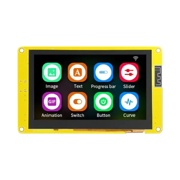 4,3-Zoll ESP32 ESP-WROOM-32 Entwicklungsboard mit Dual-Core-CPU, WLAN- und Bluetooth-Modul sowie einem 800x480/480x272 Smart CYD-Display