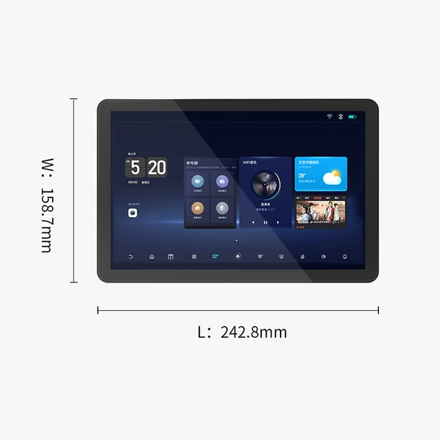 10.1-inch ESP32P4 development board supports Xiaozhi ESP32 C6 capacitive touch screen H3CA Multimedia Control Board Expandable Storage and Port - 画像 (5)