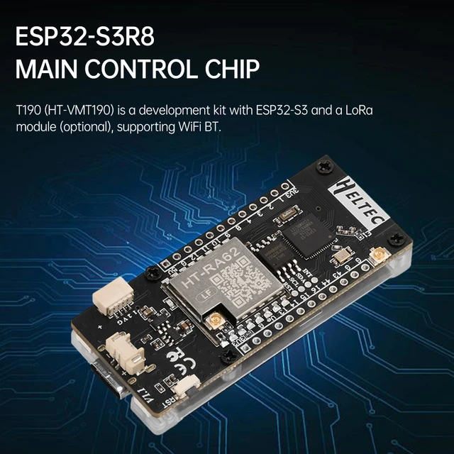 Esp32-S3R8 Bluetooth Wifi Development Board Module Meshtastic Lora Wan Protocol T190 1.9-Inch Tft-Lcd Display - Imagen 4