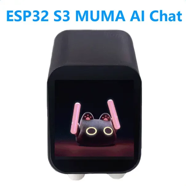 ESP32 S3 MUMA AIチャットロボット開発ボード、1.54インチLCDディスプレイ画面、WIFI&BT5 Type-Cポート、N16R8 DeepSeek AI搭載