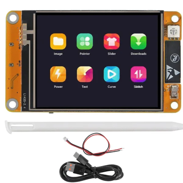 ESP32 LVGL WLAN- und Bluetooth-Entwicklungsboard mit 2,4-Zoll-CYD-LCD-TFT-Modul (240 x 320 Pixel) und Touchscreen (WROOM)