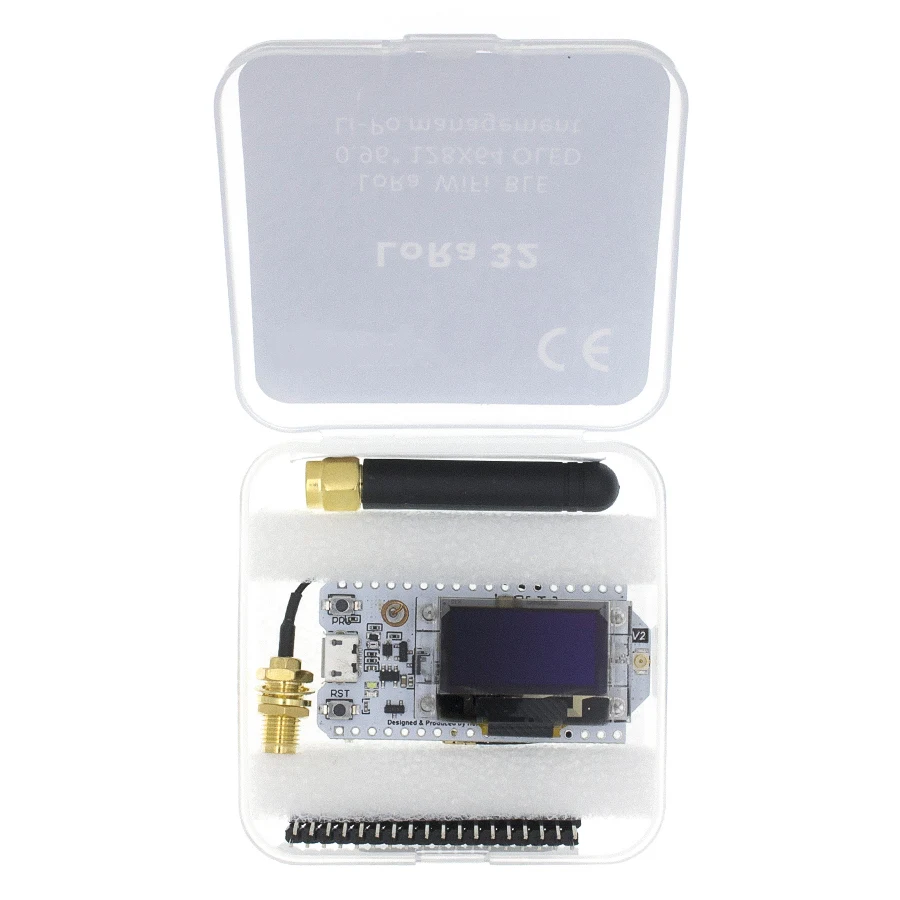 SX1276 SX1278 ESP32 LoRa 868MHz-915MHz 0.96 Inch Blue OLED Display Bluetooth WIFI Kit 32 Development Board - Imagen 3
