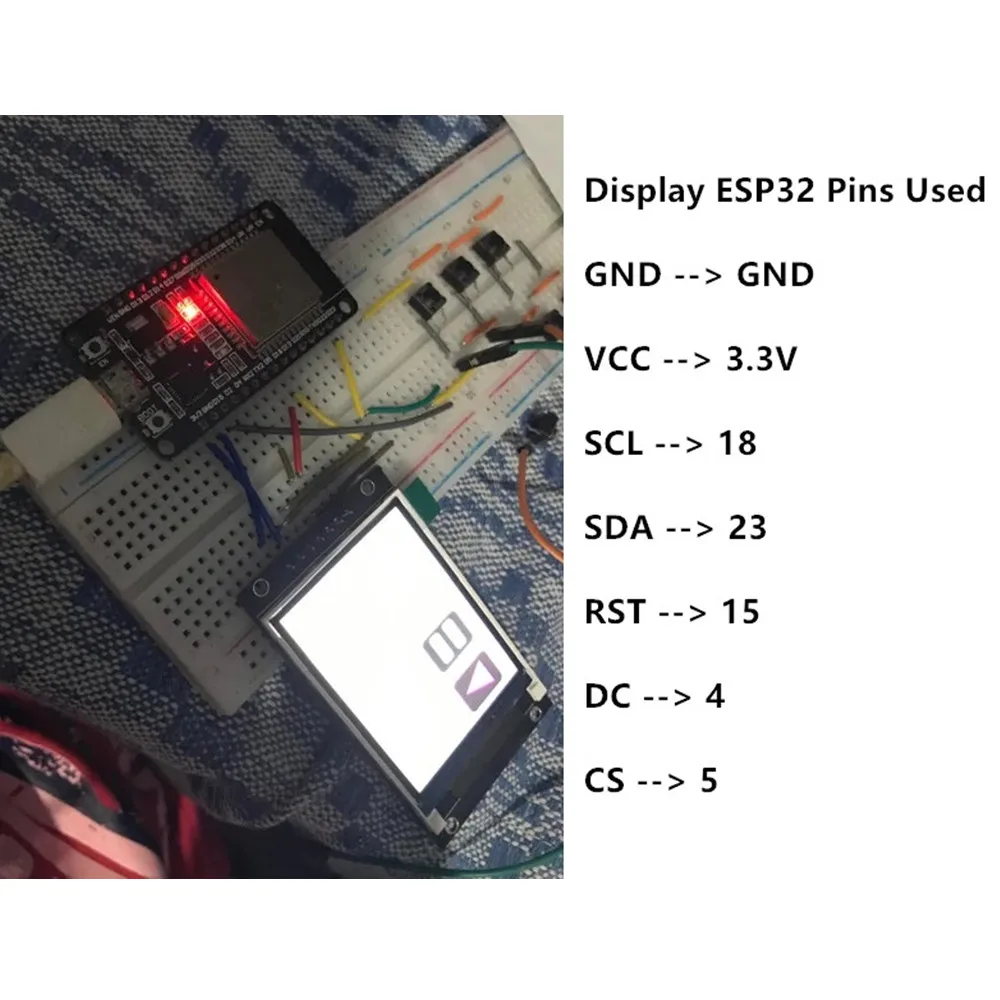 2.0 inch ESP32 Wireless Display TFT ST7789 LCD For ESP32 Main HUD RC Electric Golf Cart Project - 画像 (5)