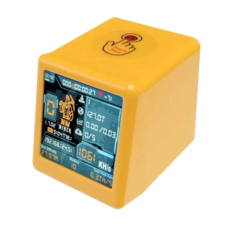 NM TV NMMiner Officail Smart TV 1060KH/s better Nerdminer v2 ESP32 BTC SOLO Lottery Miner & Smart gift home silent Desktop Clock - 画像 (5)