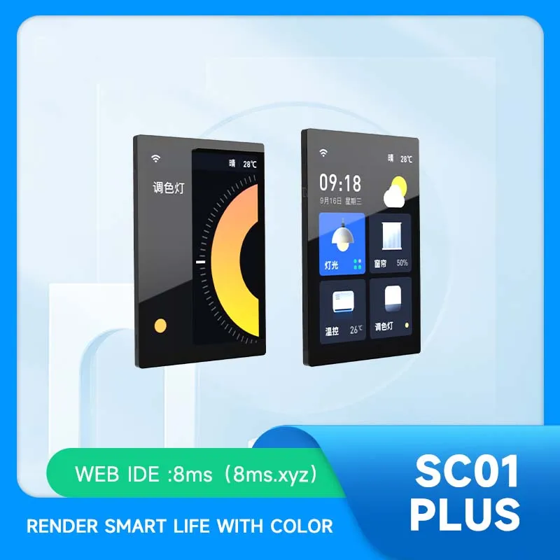3.5 Inch Smart Display ESP32 Development Board MCU Built-In Bluetooth WiFi with 320X480 Touch LCD Screen WT32-SC01 Plus - Image 2