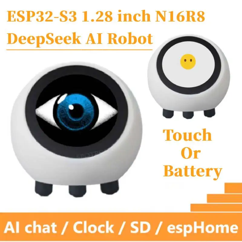 DeepSeek AI Voice Chat Robot Ball ESP32-S3 1.28inch LCD N16R8 Development Board XiaoZhi espHome Assistant Wifi Weather Clock - Imagen 2