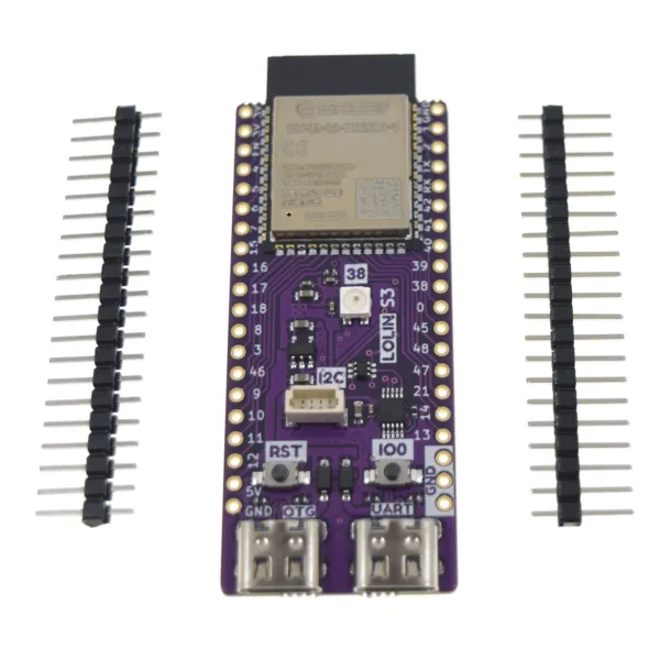 S3 V1.0.0 - LOLIN WIFI BLE IOT Board based ESP32-S3-WROOM-1 ESP32-S3 16MB FLASH 8MB PSRAM MicroPython Arduino Compatible