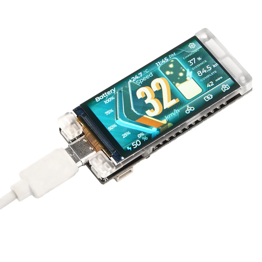 Módulo de placa de desarrollo Esp32-S3R8 Bluetooth Wifi con protocolo Meshtastic LoRaWAN y pantalla TFT-LCD T190 de 1,9 pulgadas.