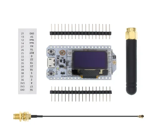 SX1276 SX1278 ESP32 LoRa 868MHz-915MHz 0.96 Inch Blue OLED Display Bluetooth WIFI Kit 32 Development Board - Imagen 2