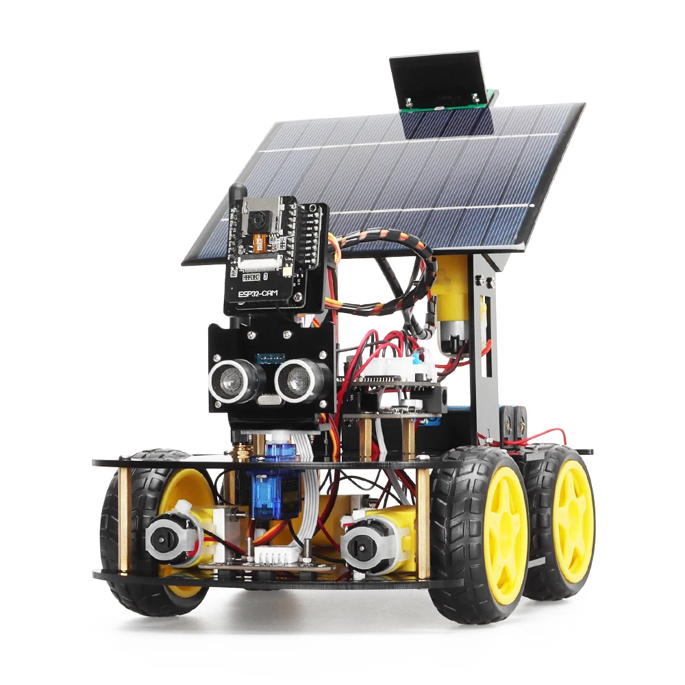ESP32 Robot Starter Kit for Arduino Solar Charging Best Selling DIY Electronics Artificial Intelligence Robot Complete Kit - 画像 (2)