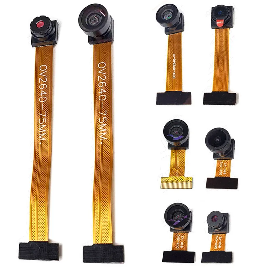 Módulo de cámara OV2640 de 24 pines para ESP32. Módulo de cámara CAM de 2 MP, 180°, 66°, 120°, 160°, 222°, 200°, 650 nm, 850 nm, visión nocturna DVP.