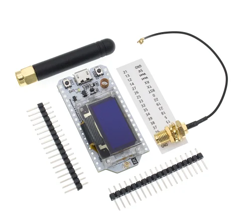Placa de desarrollo SX1276 SX1278 ESP32 LoRa 868MHz-915MHz con pantalla OLED azul de 0,96 pulgadas, Bluetooth y WIFI.