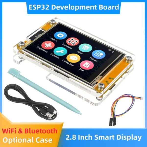 2.8 Inch ESP32 CYD MCU Smart Display for Arduino LVGL WIFI Bluetooth Touch WROOM 240*320 Screen LCD TFT Module with Free Tutorials
