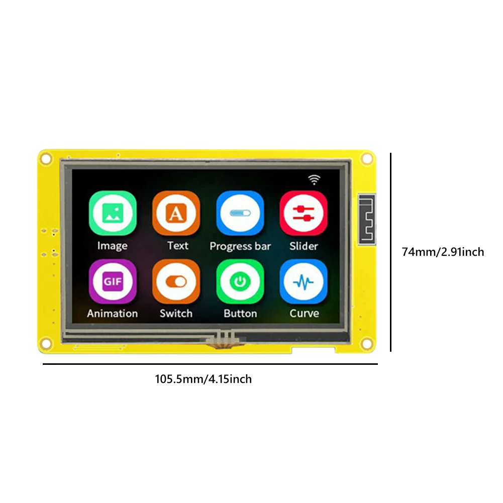 4.3inch ESP32 ESP-WROOM-32 Development Board Dual Core CPU WiFi Bluetooth-compatible Module 800X480/480x272 Smart CYD Display Screen - 画像 (4)