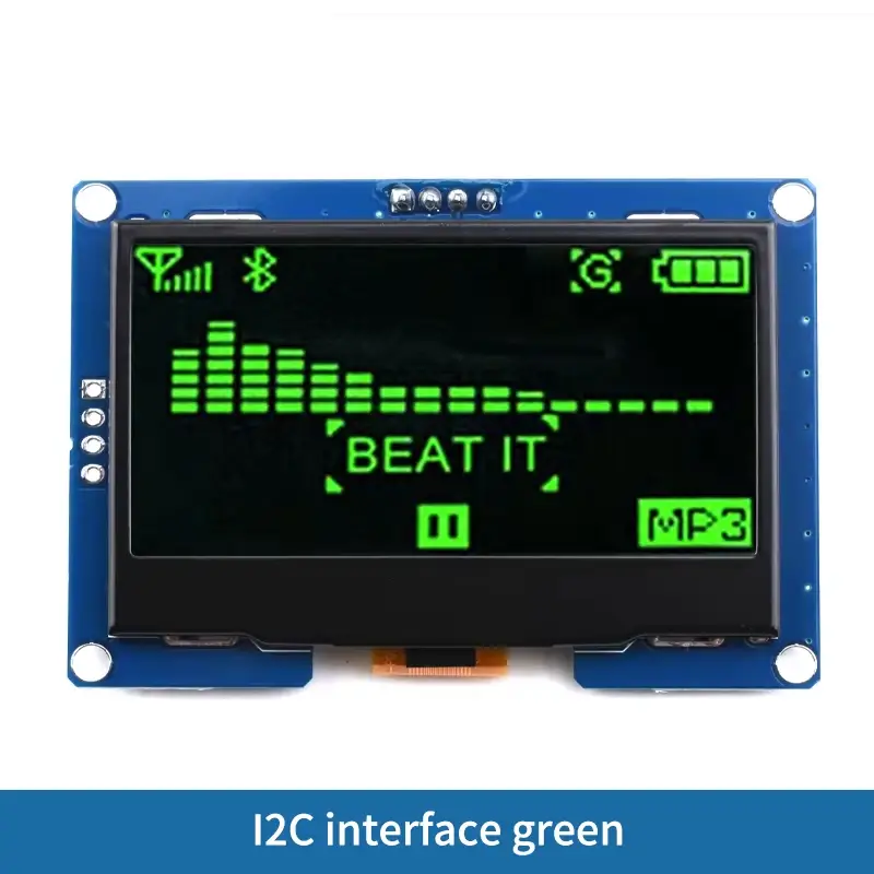 2.42 inch OLED Display Module 128x64 LCD HD Screen Module SSD1309 7 Pin SPI/IIC I2C Serial Interface for ESP32/Arduino/RaspberryPi - 画像 (10)