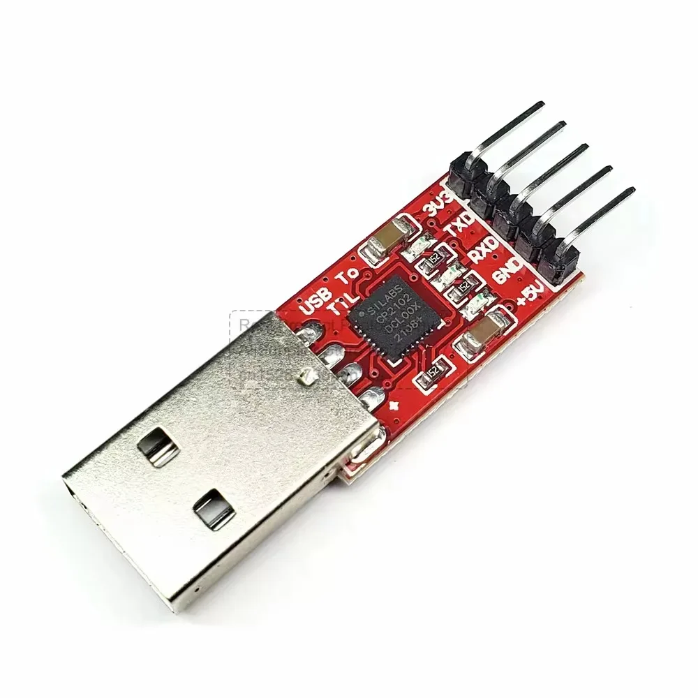 CP2102 Serial Converter USB 2.0 to TTL UART Dupont Cable Set with STC Download 5PIN Module - Imagen 2