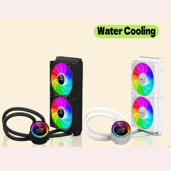 Power Train DL-240A Water-Cold Water Cooling Radiator White/Black ARGB All -In -One 5V 3PIN ARGB Fan CPU Liquid Cooler