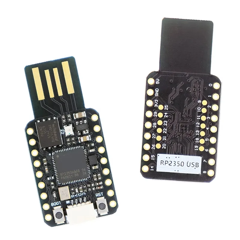 RP2350A Dual-Core Mini Development Board with 16MB Flash & USB for Raspberry Pi PICO2 - Image 2