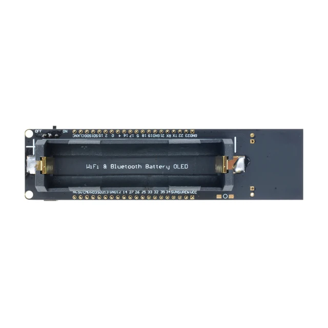 ESP32 WIFI Bluetooth Development Board with 0.96-inch OLED Display 18650 Li-Ion Battery Pack for IoT Smart Home Systems - 画像 (2)