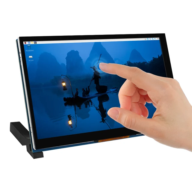 7 Inch DSI Touch Screen for Raspberry Pi 5 4B 3B+ 3B IPS Display 800*480 LCD MIPI CSI Cable With Standard Monitor for RPI 5 Pi5 - 画像 (5)