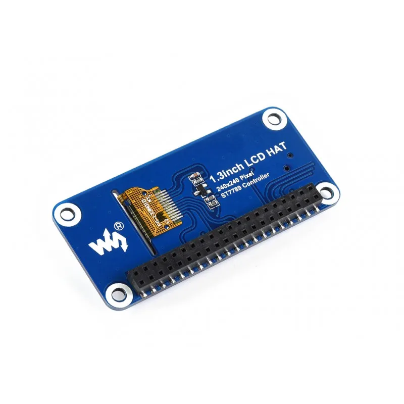 1.3 Inch SPI LCD display HAT for Raspberry Pi 240x240 Pixels SPI Interface with Embedded Controller IPS Screen - 画像 (2)