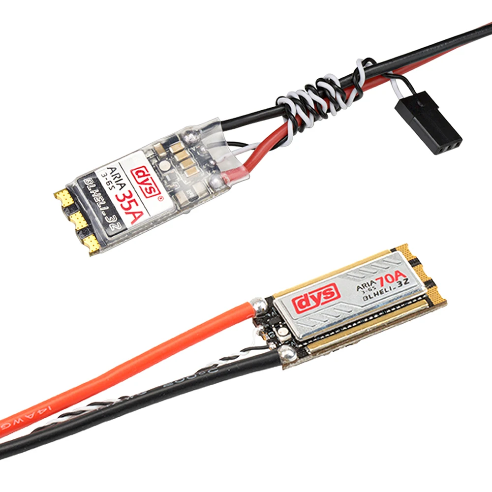 dys 35A AM32 70A Brushless ESC RC Drone ESC 3-6S BLheli_32bit for Dshot150/300/600/1200 FPV Racing Quadcopter RC Crawler Parts – Bild 2