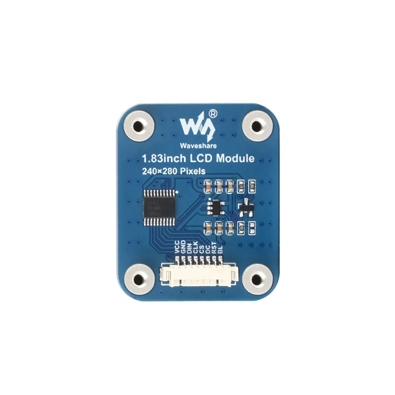 Waveshare 1.83inch IPS LCD Display Module 240×280 Resolution SPI 65K Colors for Arduino / Raspberry Pi / STM32 / ESP32 - Imagen 3