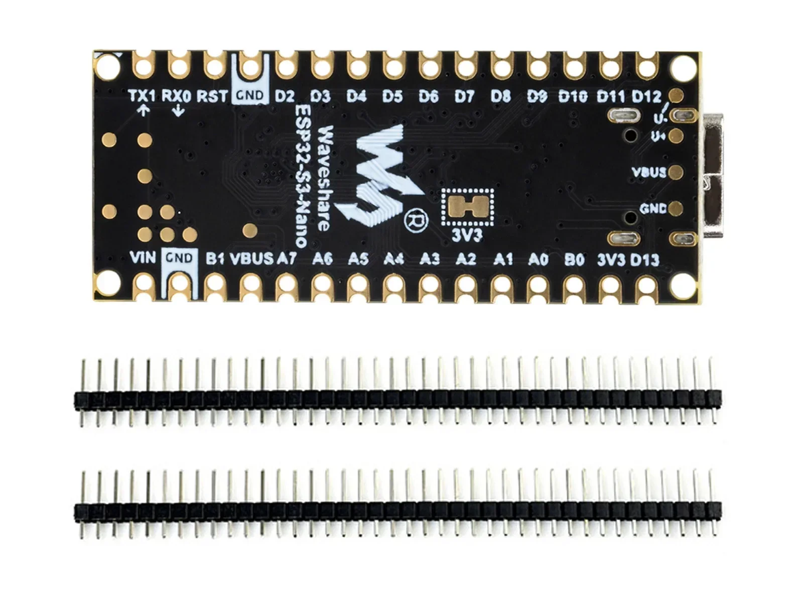 Waveshare ESP32-S3-Nano Development Board, Based on ESP32-S3R8, Compatible with Arduino Nano ESP32 - 画像 (5)