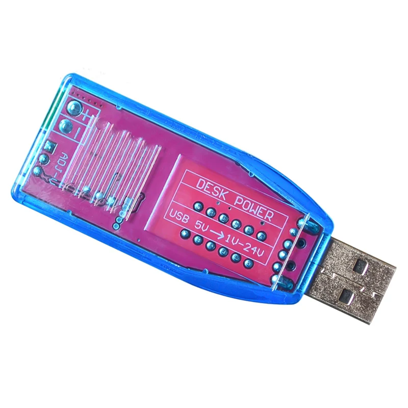 LED DC-DC 5V to DC 1-24V Adjustable Potentiometer USB Step Up/Down Buck Boost Converter Power Supply Voltage Regulator Module - Imagen 5