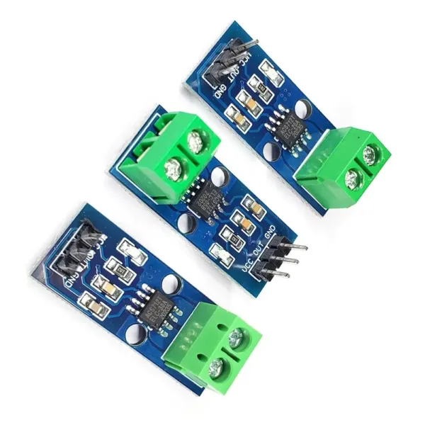 Módulo sensor de corriente Hall ACS712, sensor Hall de 5 V, 5 A, 20 A, 30 A, placa de detección de corriente.