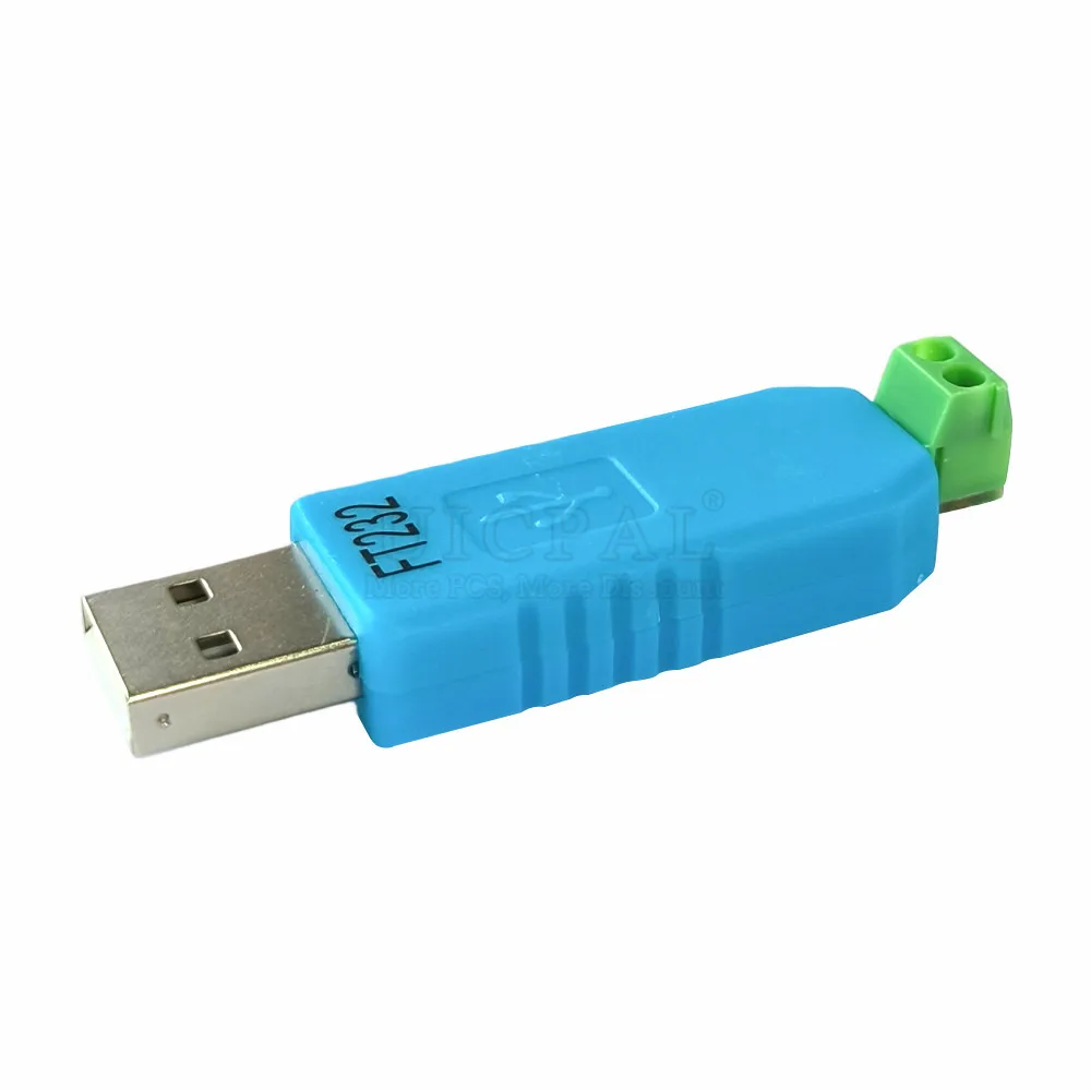 USB CH340 to RS485 Convertor Module PL2303 to 485 FT232 to RS485 USB Tool Conversion Adapter for Win 7 8 XP - Imagen 2