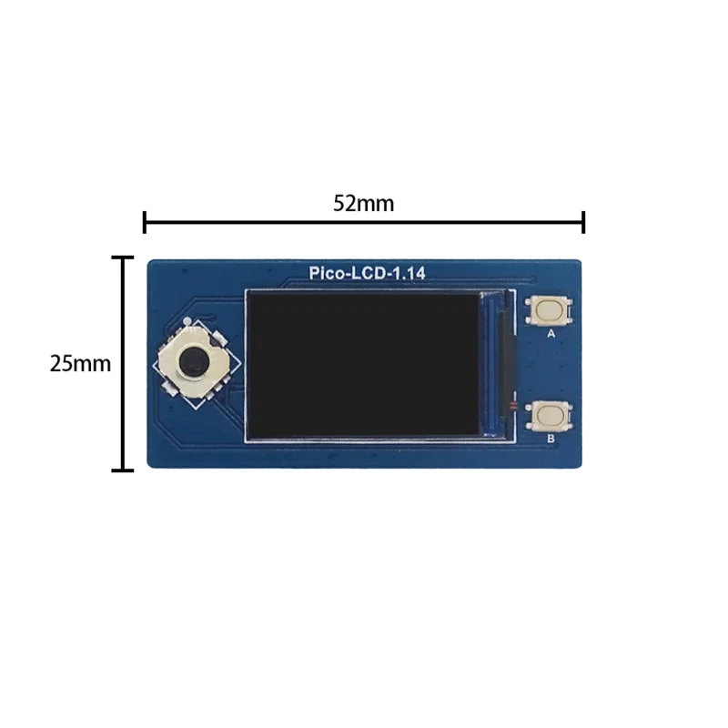 1.14 inch 240X135 IPS LCD Display Screen Module HAT for RPI Raspberry Pi Pico Board , SPI Interface - 画像 (4)