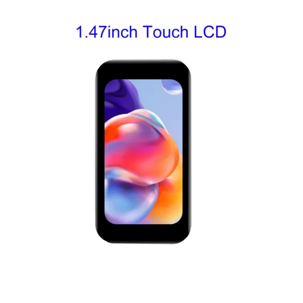 1.47inch LCD Display Module Development Board With Touch Panel Micro LCD Display 172x320 IPS SPI And I2C Communication
