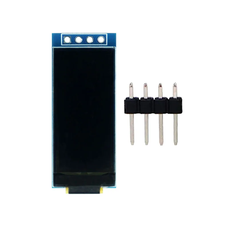 1.09 Inch 128x64 White OLED Display Module SSD1312 Driver I2C 4-Pin Interface Low Power Consumption Wide Viewing Angle - 画像 (2)